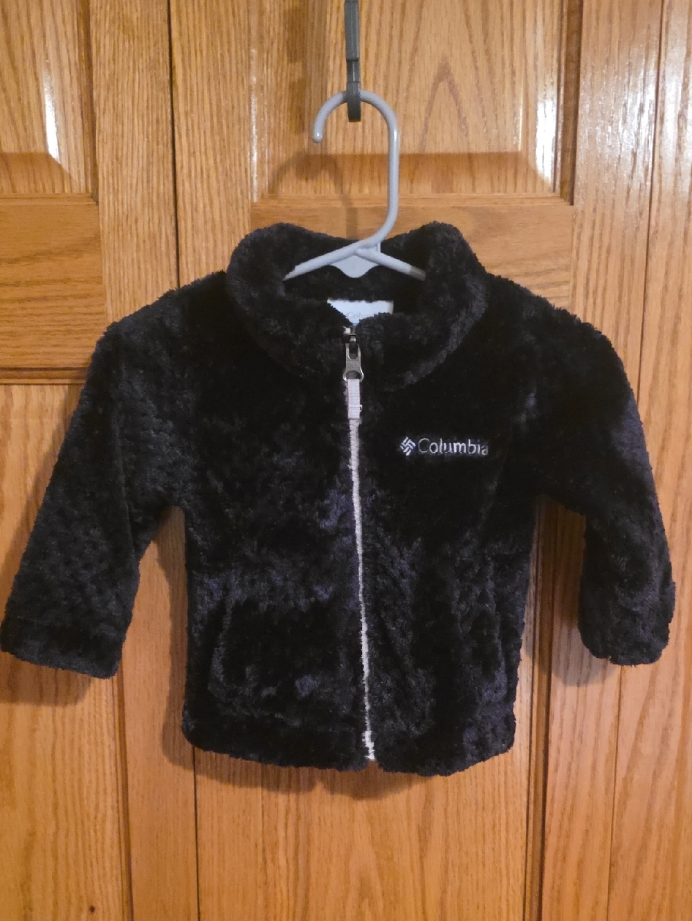 Columbia Black Plush Full-Zip Jacket